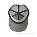 Applique cotton mesh trucker hat